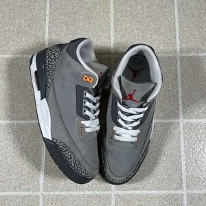 Nike Air Jordan 3 Mid Cool Grey 2021 Men's Retro Sneakers (CT8532-012) Size 8.5